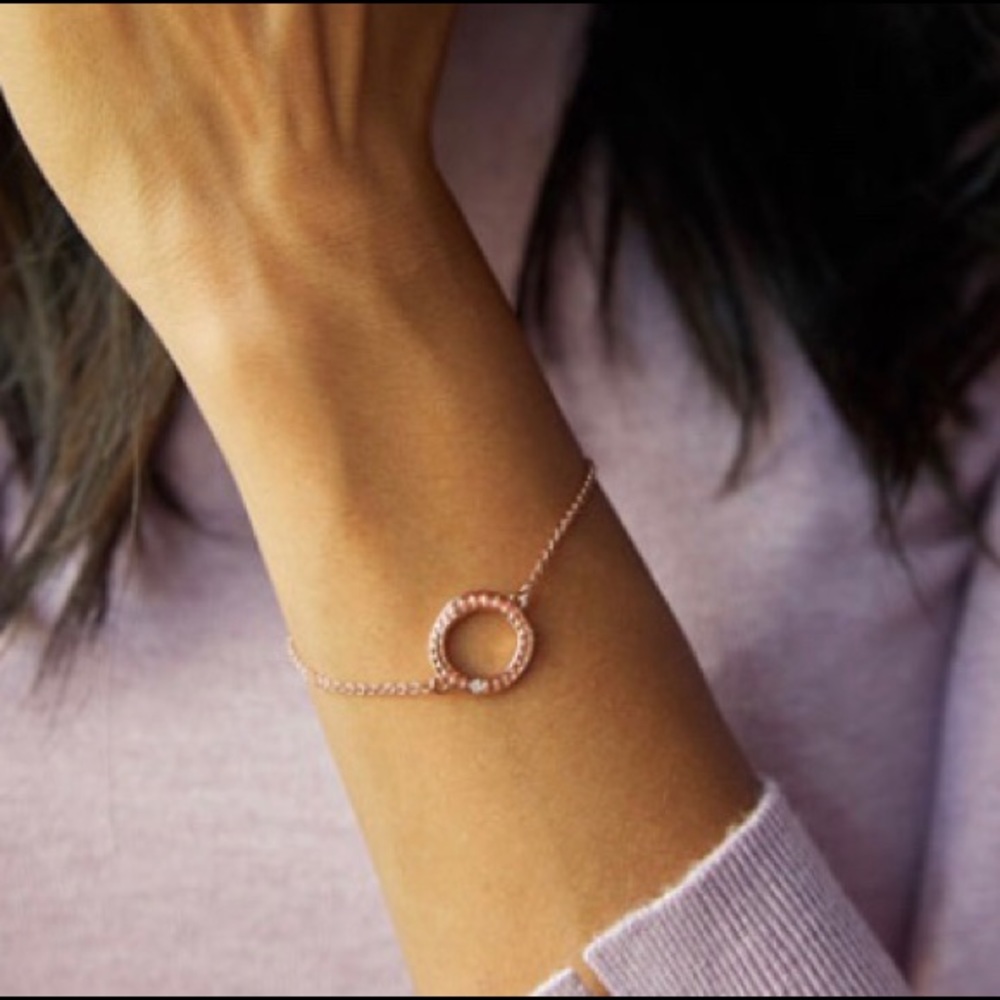 Adore Rose Gold and Swarovski Crystal Bracelet